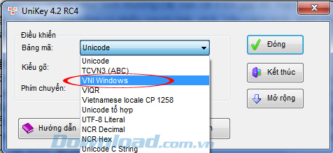 Thay đổi kiểu gõ trên Unikey Thay đổi kiểu gõ trên Unikey