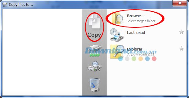 Chọn vị trí mới Chọn vị trí mới