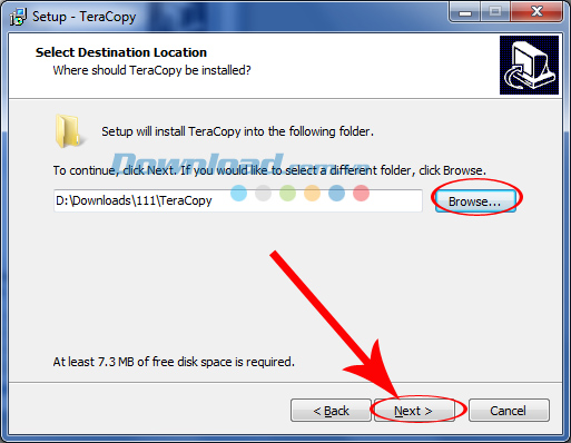 Chọn vị trí lưu Chọn vị trí lưu