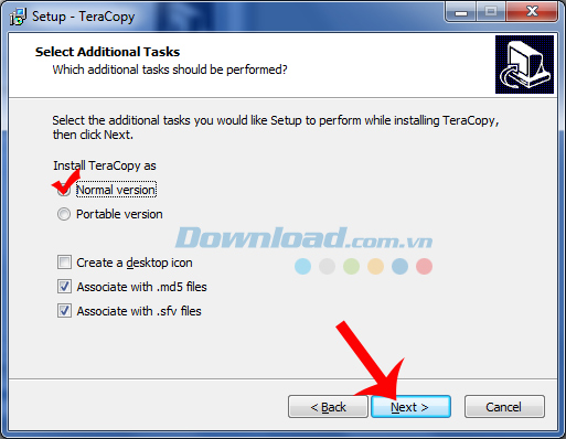 tick vào normal tick vào normal