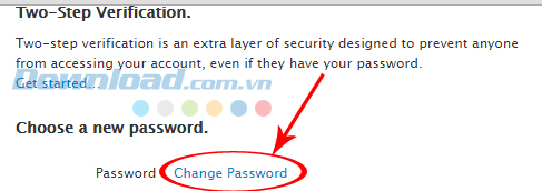 Change password Change password