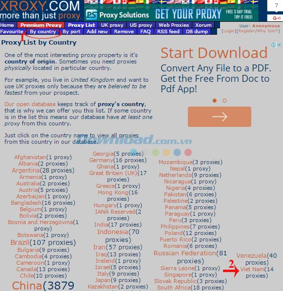 Truy cập vào trang XRoxy Truy cập vào trang XRoxy