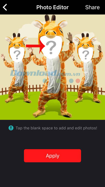 Thay ảnh vào khuôn mặt