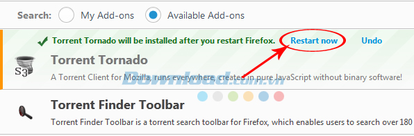 Restart Firefox Restart Firefox