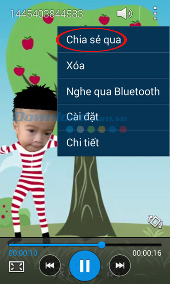 Chia sẻ video Doupai