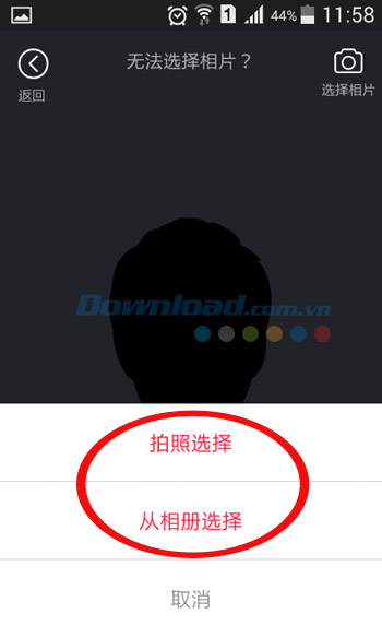 Chụp ảnh để chèn vào video