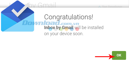 Cài đặt thành công