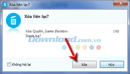 Chọn xóa Chọn xóa