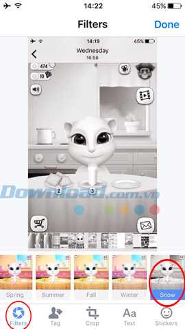 Chọn phong cách ảnh