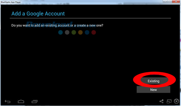 Đăng nhập vào Bluestacks