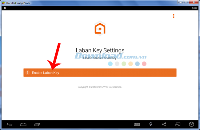 enable laban key