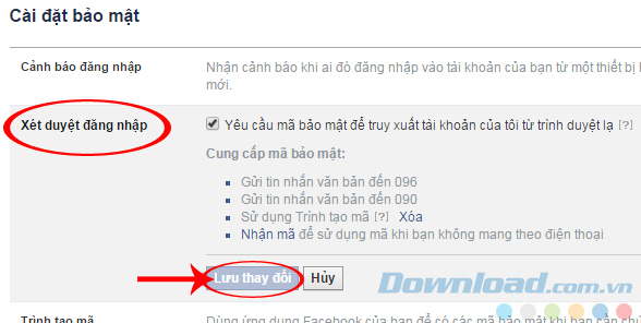 Xét duyệt đăng nhập