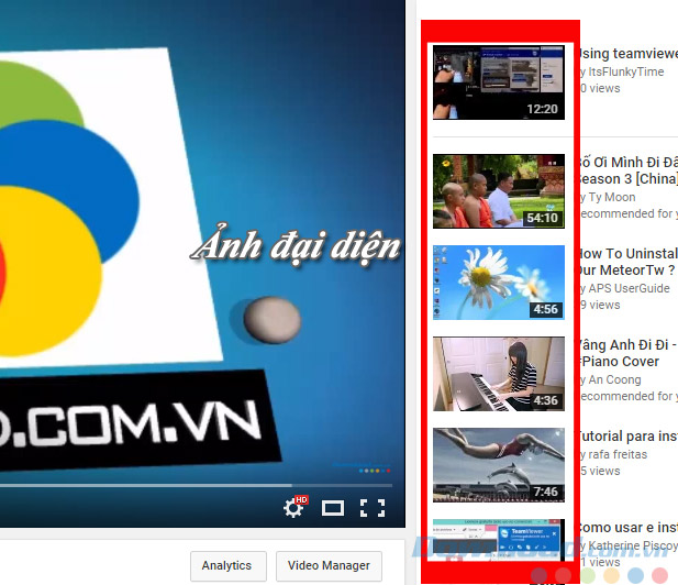 Các anh thumbnail trên Youtube