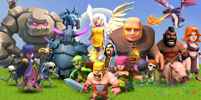 Các loại quân trong game Clash of Clans