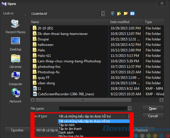 Hiển thị đã thay đổi