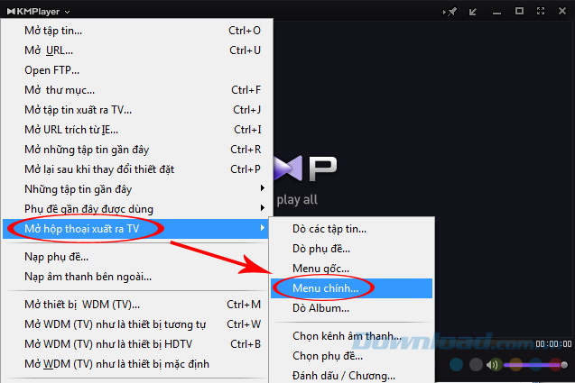 Ngôn ngữ trong cài đăt