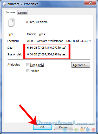 dung lượng dung lượng