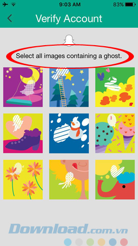 xác nhận hình ảnh