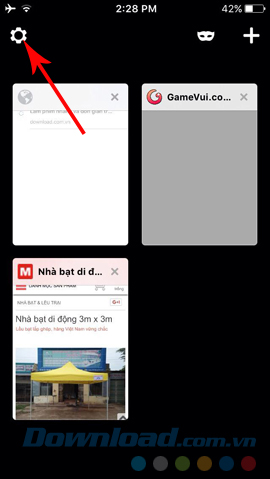 Biểu tượng cài đặt