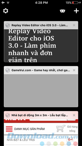 Chế độ xem trang mới