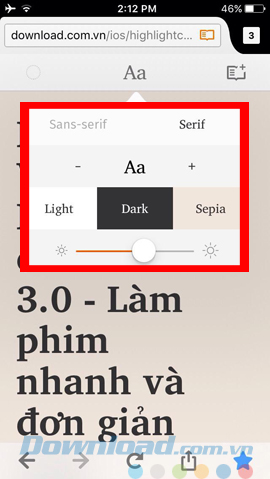 Chỉnh size chữ Chỉnh size chữ