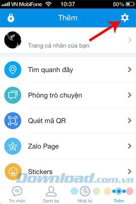 Biểu tượng cài đặt