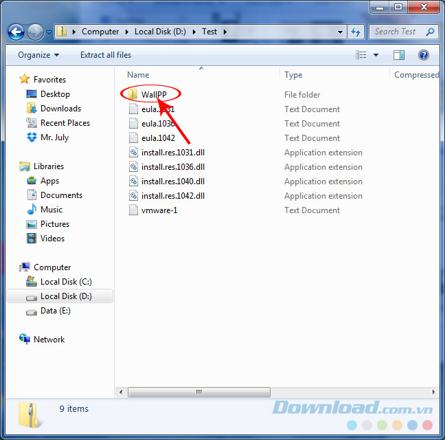 Copy thư muc thành công