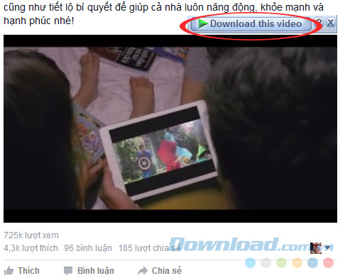 Download Video Facebook về máy tính Download Video Facebook về máy tính