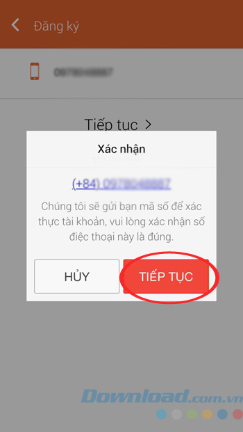 Hộp thoại xác nhận