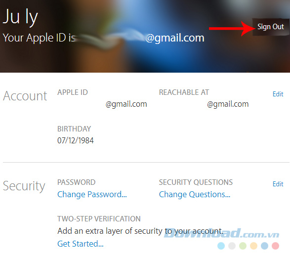 đăng xuất đăng xuất