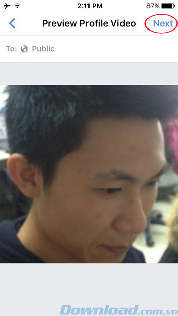 Thay Avatar Facebook bằng video