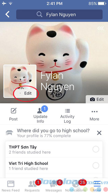 Trang cá nhân Facebook