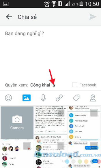 Chia sẻ suy nghĩ với mọi người