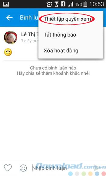 Thiết lập quyền xem bài viết