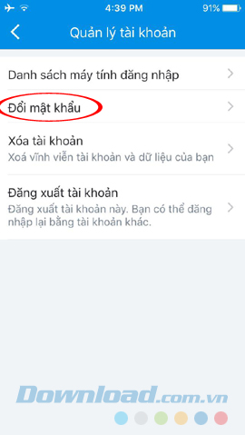 Đổi mật khẩu