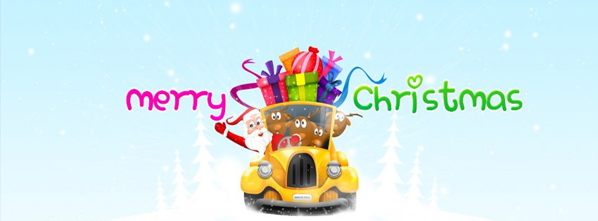 Ảnh bìa Facebook đón chào Giáng sinh