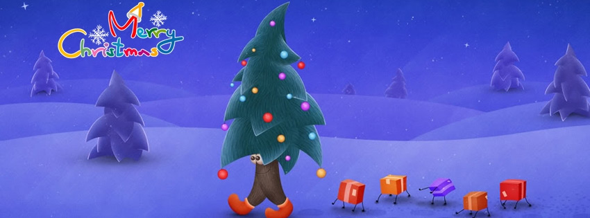 Ảnh bìa Facebook đón Giáng sinh