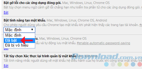 Tính năng tạo mật khẩu Tính năng tạo mật khẩu