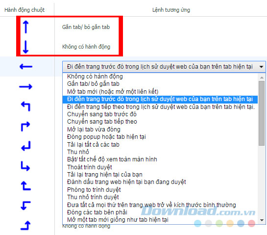 Sửa lại lệnh