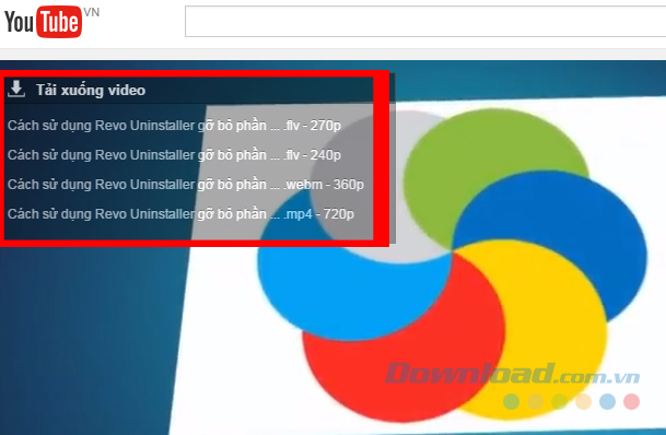 Chọn định dạng