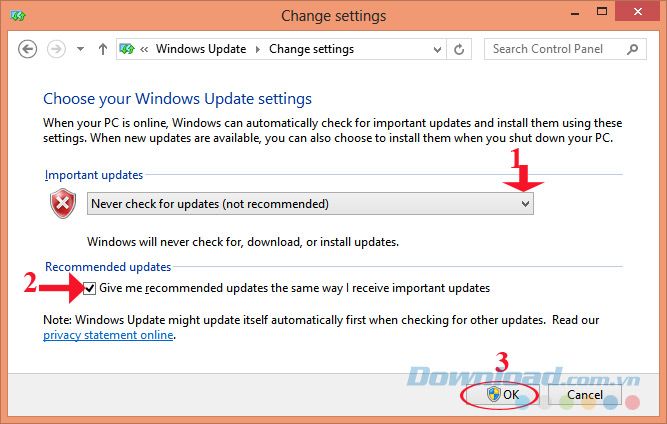 Lỗi nhận diện thông tin từ máy chủ