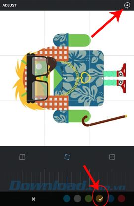 quay ảnh Instamgram 90 độ