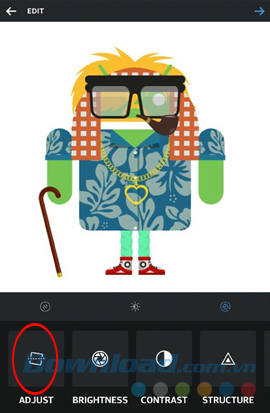 Biểu tượng Adjust 
