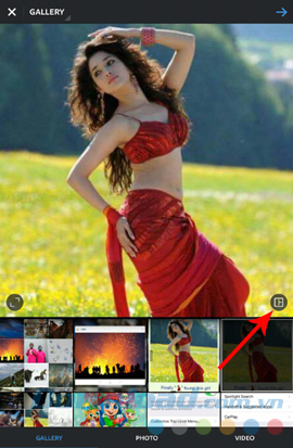 biểu tượng layout