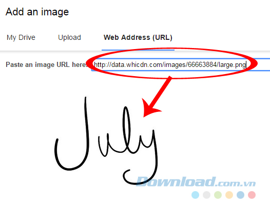 Chèn link tới ảnh cần dùng làm chữ ký Gmailc Chèn link tới ảnh cần dùng làm chữ ký Gmail