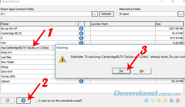Di chuyển ứng dụng sang vị trí khác Di chuyển ứng dụng sang vị trí khác