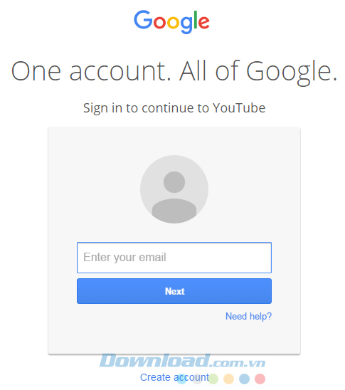 Nhập thông tin tài khoản Gmail Nhập thông tin tài khoản Gmail
