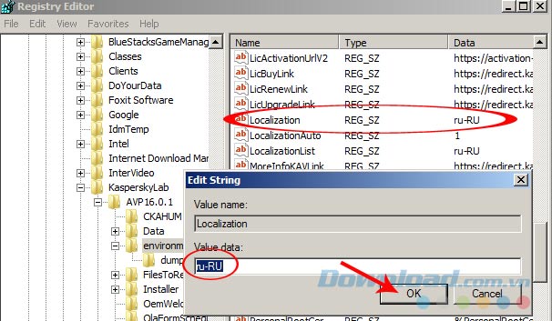 Thay đổi giá trị