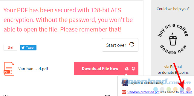 Kiểm tra trong My Drive Kiểm tra trong My Drive