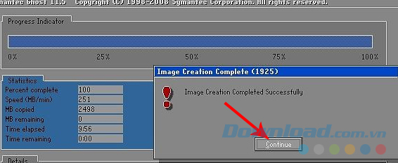 Ghost thành công bằng Norton